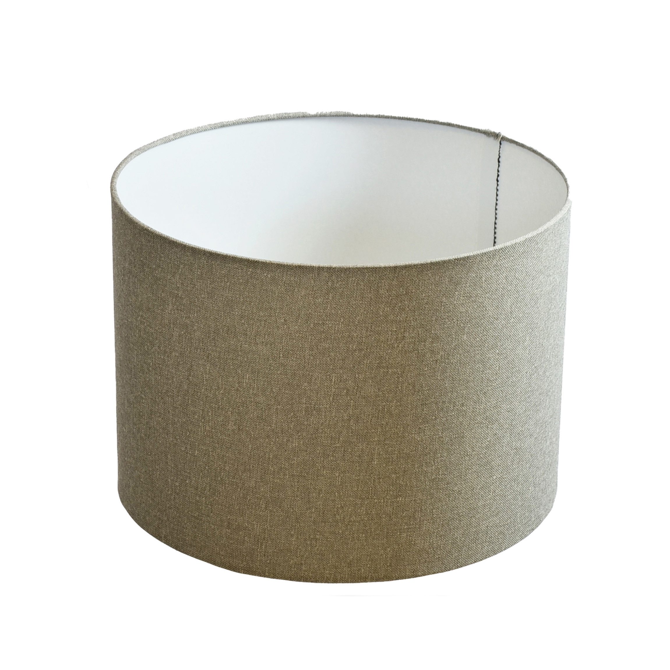 B&S Lampenschirm Lampenschirm Ø 20 x 15 cm leinen Zylinderförmig günstig online kaufen