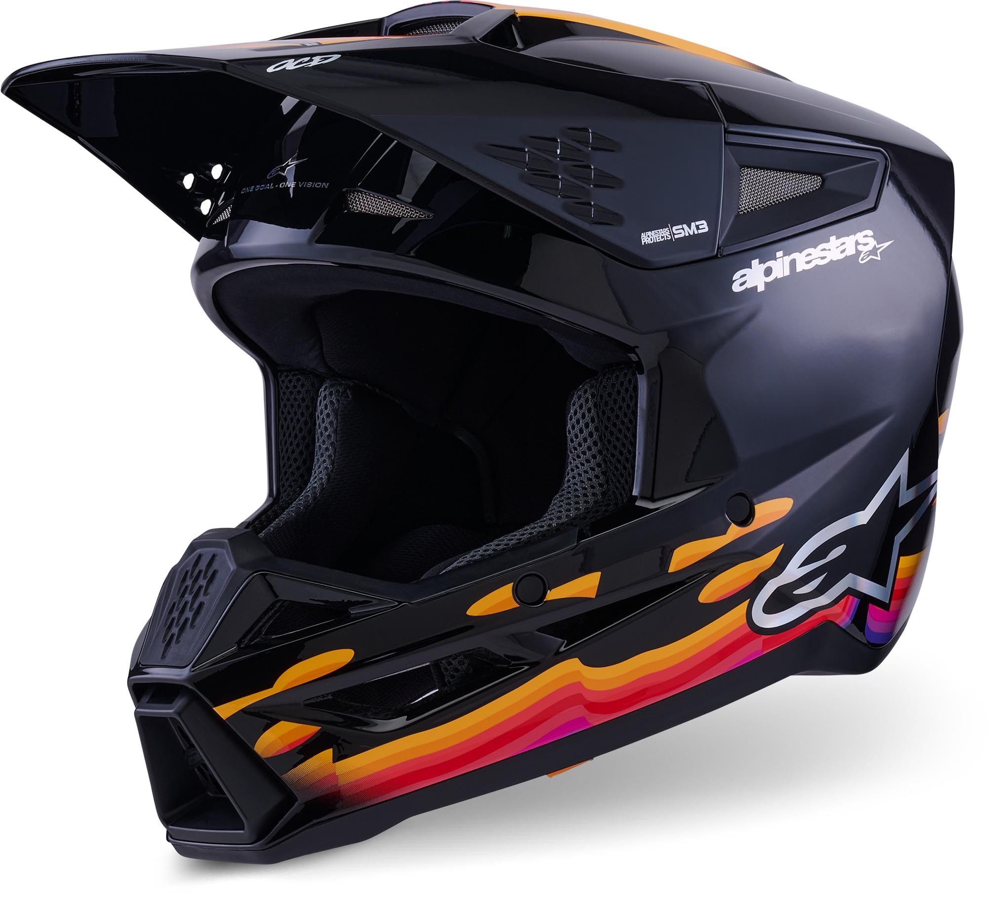 Alpinestars Motocrosshelm S-M3 Force Motocross Helm, ECE 22.06