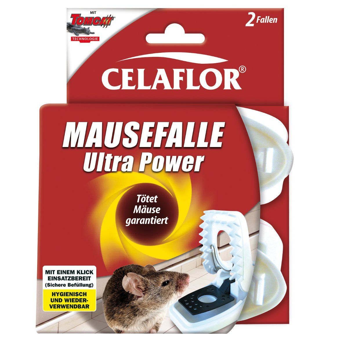 Celaflor Lebendfalle Mausefalle Ultra Power, 2 Stück