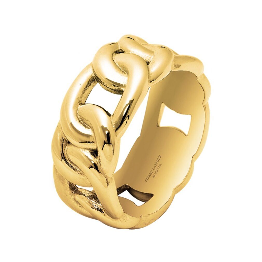 Pierre Lannier Fingerring Distinctive gold-plated ring Roxane BJ09A320 - Circuit: 52 mm