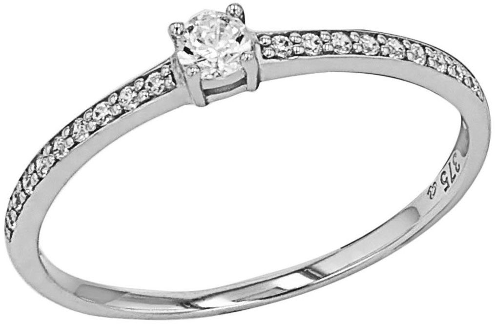 Amor Fingerring, mit Zirkonia (synth)