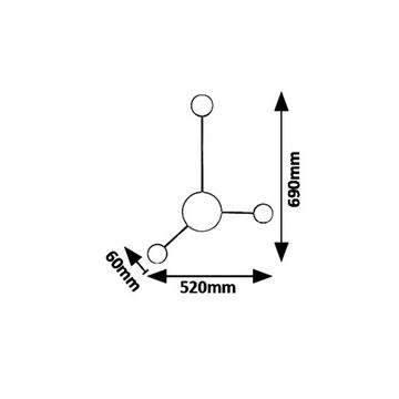 Rabalux LED Wandleuchte, Wandleuchte Amadeo LED 10,5W 6259