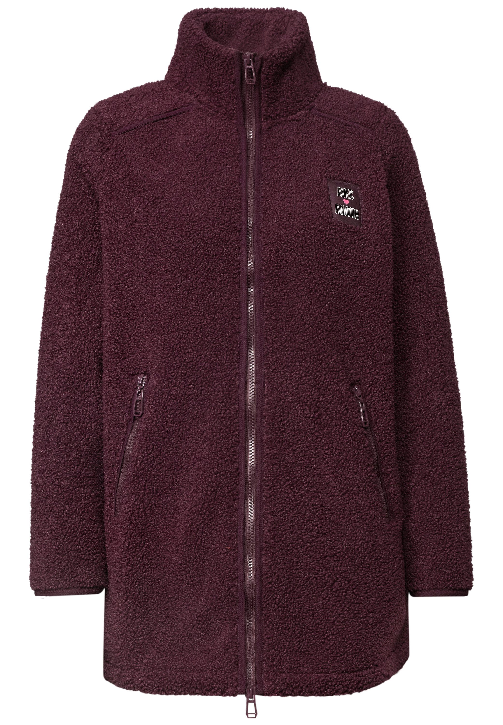 STREET ONE Fellimitatjacke mit Stehkragen – Bild 4 von 5