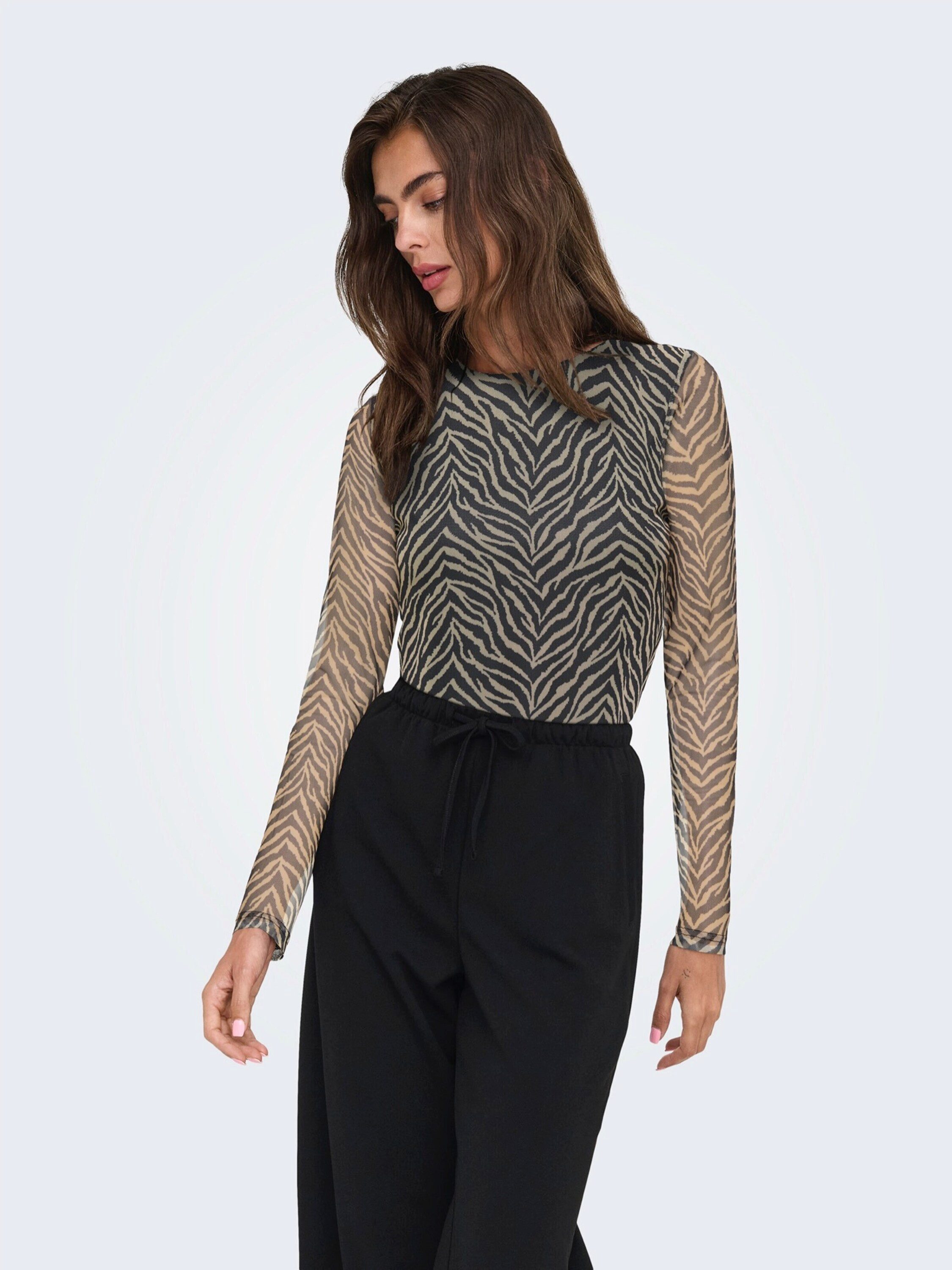 ONLY Langarmshirt ONLNOVA (1-tlg) Plain/ohne Details