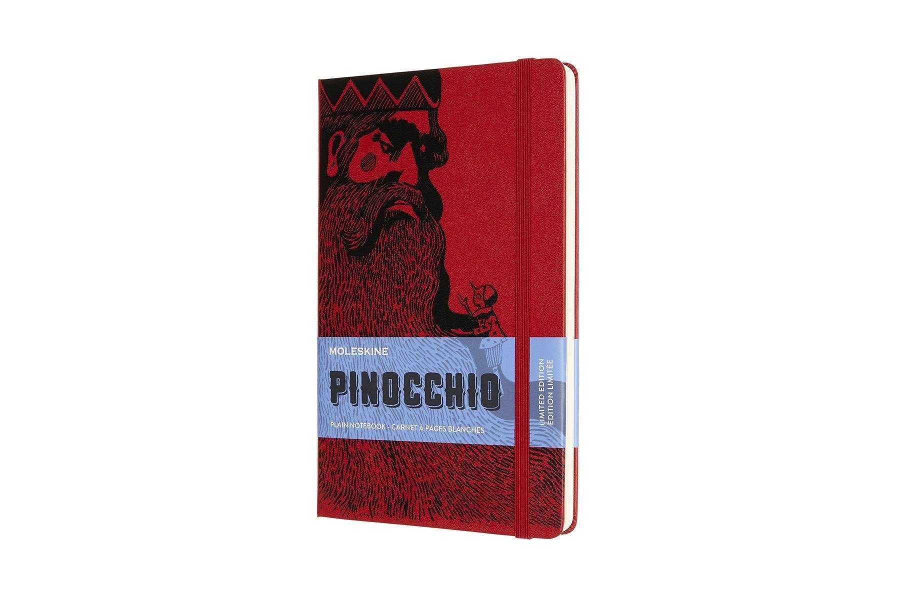 Notizbuch Notizbuch MOLESKINE Pinocchio, Moleskine - Feuerfresser Blanko, Large/A5,