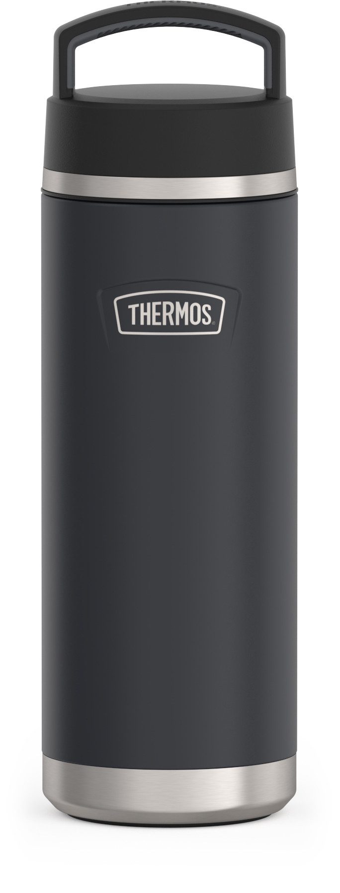 THERMOS Isolierflasche ICON BEVERAGE BOTTLE, Edelstahlkörper, spülmaschinenfest, 0,71l, 18h heiß & 24h kalt, extra große Öffnung, absolut dicht