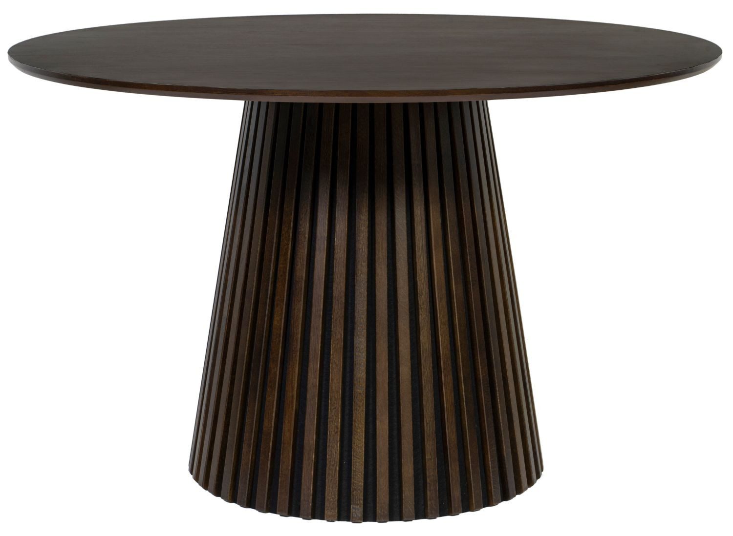 bene living Esstisch Barletta - rund 120 cm - Eichenholz smoked-braun, Mass günstig online kaufen