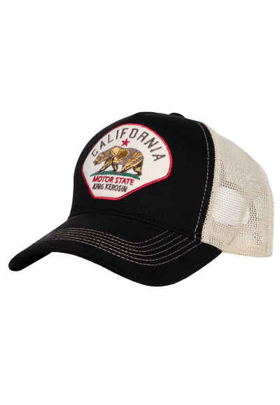 KingKerosin Trucker Cap California mit Patch in der Front