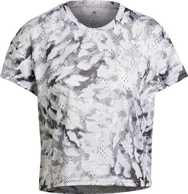 adidas Sportswear T-Shirt FAST AOP TEE 000 GREONE/WHITE günstig online kaufen
