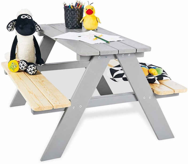 Pinolino® Kindersitzgruppe Nicki für 4, grau, Made in Europe