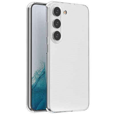 CoolGadget Handyhülle Transparent Ultra Slim Case für Samsung Galaxy S23 6,1 Zoll, Silikon Hülle Dünne Schutzhülle für Samsung S23 5G Hülle