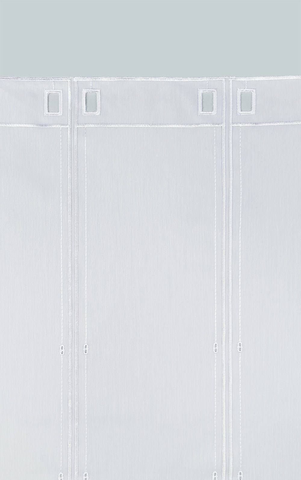 Kreise, (1 LYSEL®, transparent, Scheibengardine HxB silbergrau 45x46.8cm St),