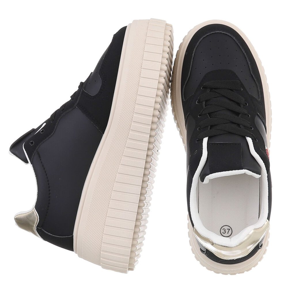 Ital-Design Damen Low-Top Freizeit Sneaker (88577335) Keilabsatz/Wedge Snea günstig online kaufen