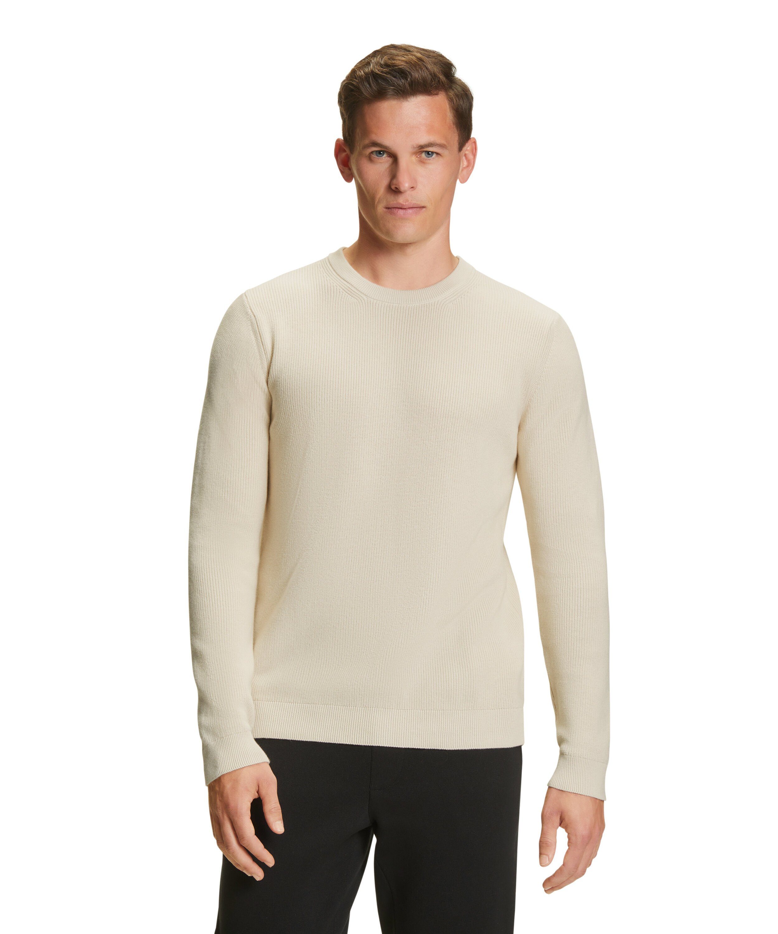 FALKE Strickpullover (1-tlg) mit Bio-Baumwolle