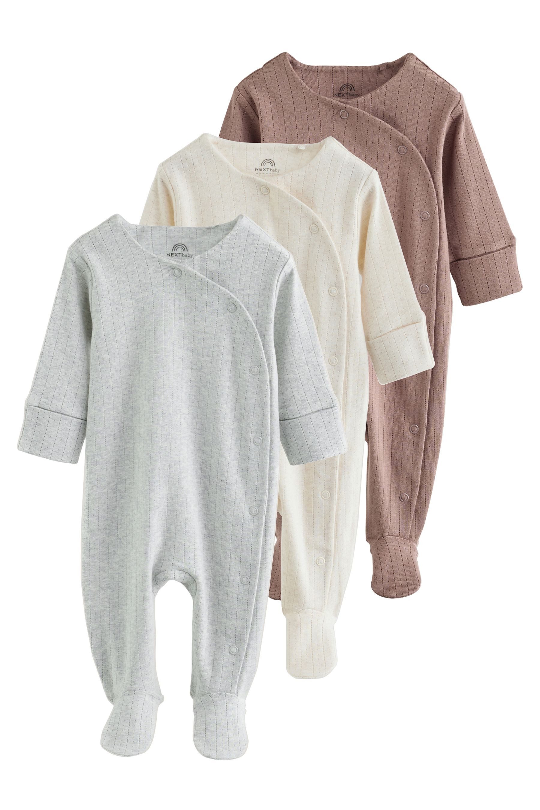 Next Schlafoverall Baby-Schlafanzüge, 3er-Pack (3-tlg)