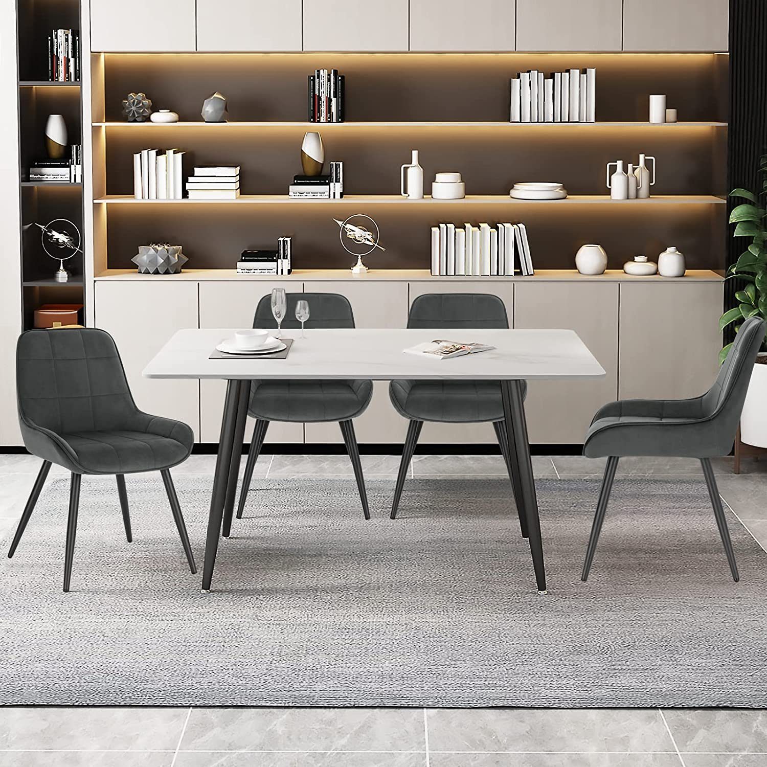 Woltu Küchenstuhl (2 St), für Wohnzimmer Schlafzimmer Küche ergonomisch, Sa günstig online kaufen