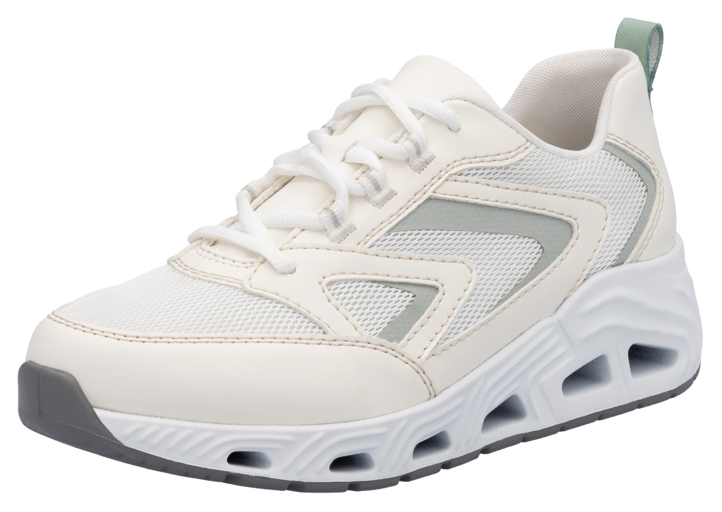 RIEKER Sport Keilsneaker, Halbschuh, Schnürschuh, Freizeitsneaker günstig online kaufen