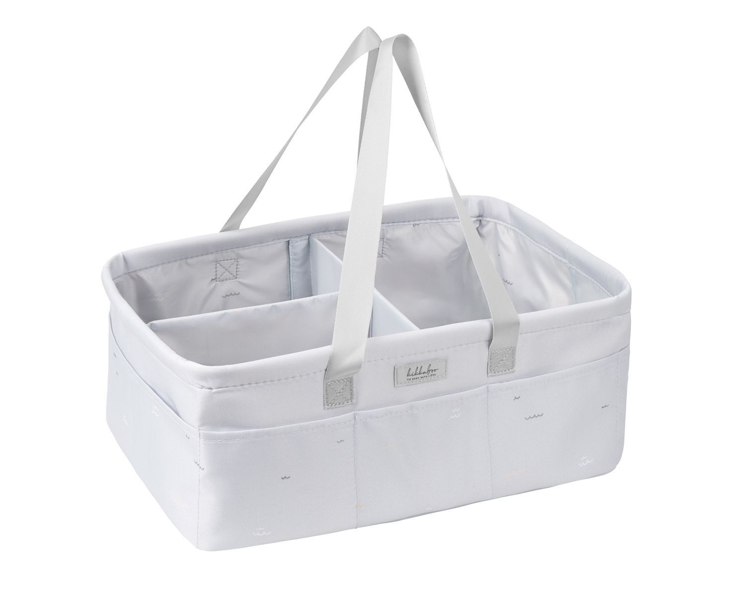 Kikkaboo Wickeltasche 311080601 (1-tlg), faltbar, abnehmbare Trennwand, Tragegriffe, Korb, Wickelzubehör