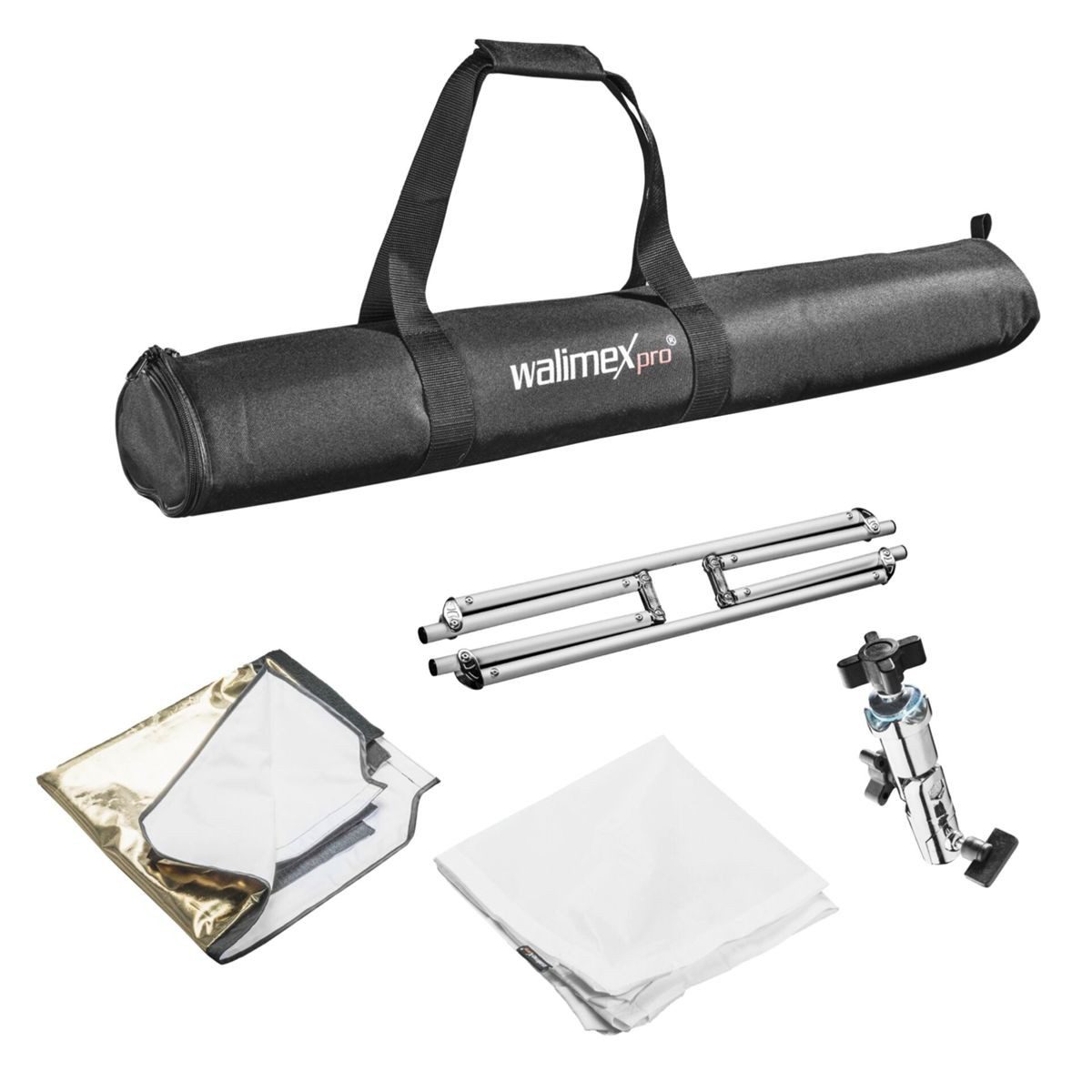 walimex Blitzlichtreflektoren pro 5in1 Diffusor Panel faltbar 145