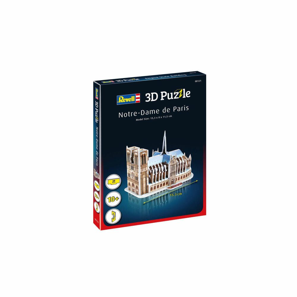 Revell® 3D-Puzzle Notre-Dame de Paris, 39 Puzzleteile