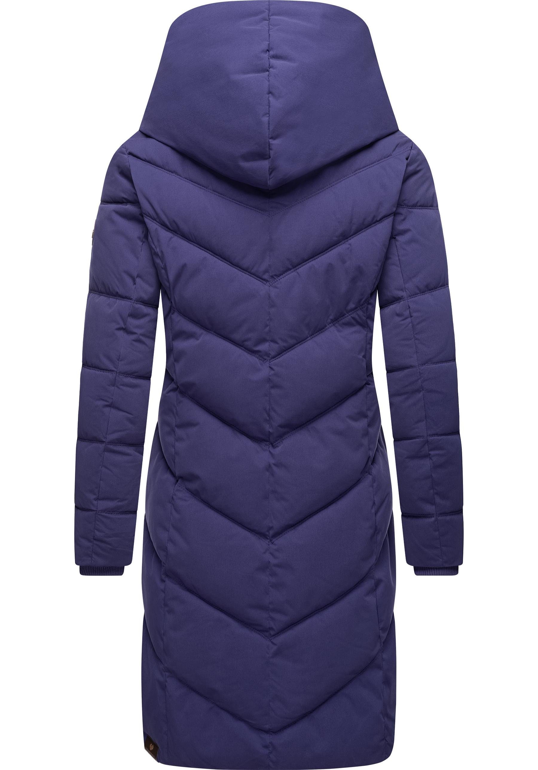 Ragwear Steppmantel Natalka stylischer, gesteppter Winterparka mit gefütterter Kapuze