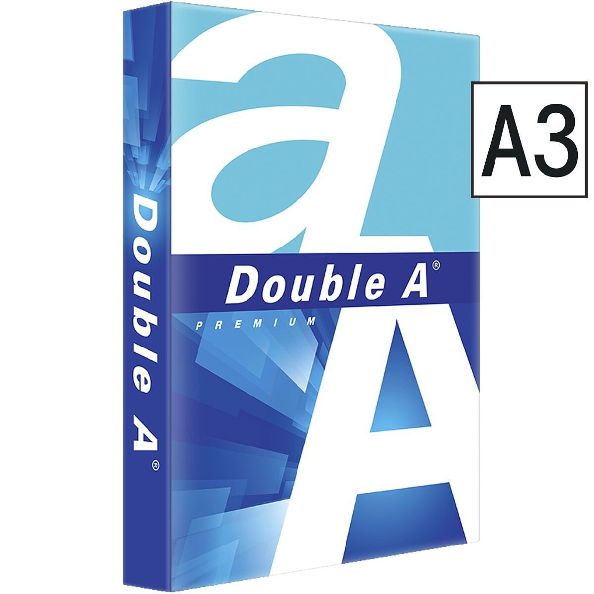 DOUBLE A Druckerpapier PREMIUM, Format DIN A3, 80 g/m², 162 CIE, 500 Blatt