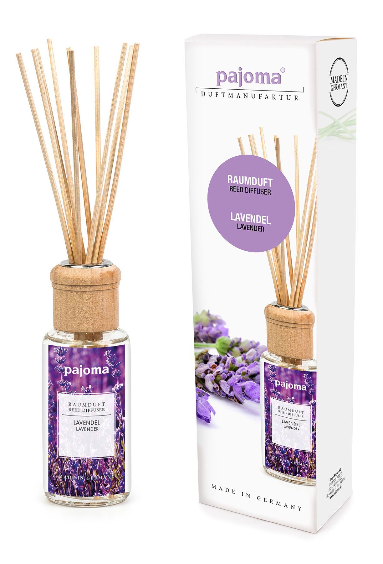 Levandeo® Luftbefeuchter, Raumduft 100ml Lavendel Lufterfrischer Duftstäbchen Raumerfrischer