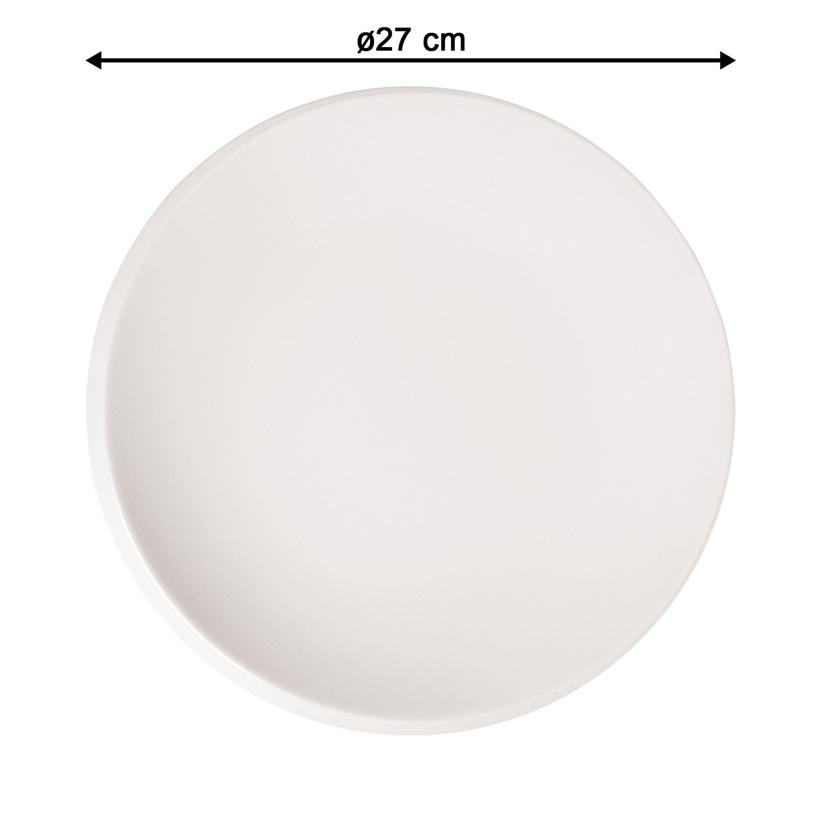 Villeroy & Boch Kombiservice NewMoon Teller-Set 12er Set (12-tlg), Porzellan