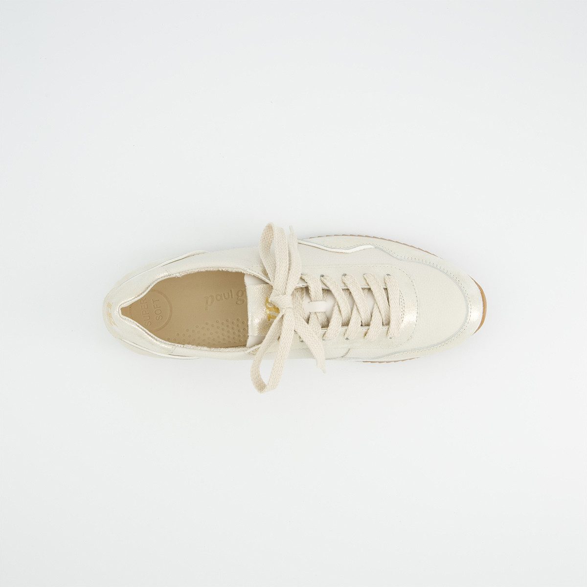 Paul Green Paul Green 5545-009, Sneaker, Beige, metallik, Damen Sneaker
