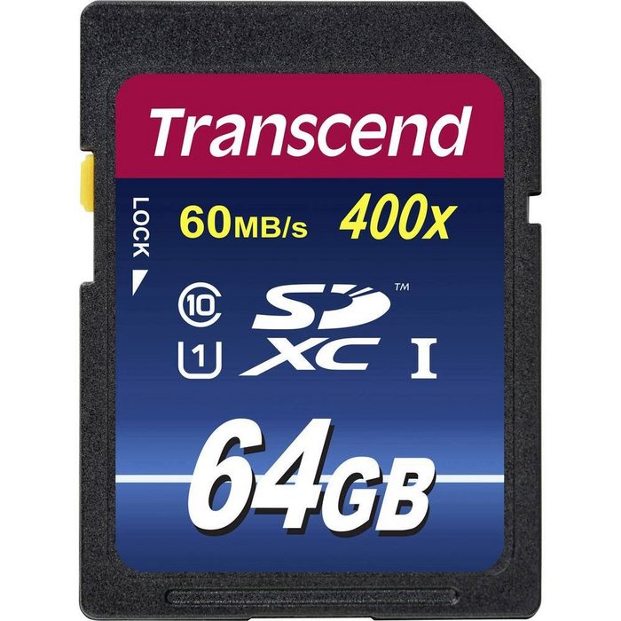 Transcend 64GB SDXC Karte Premium Class 10 Speicherkarte