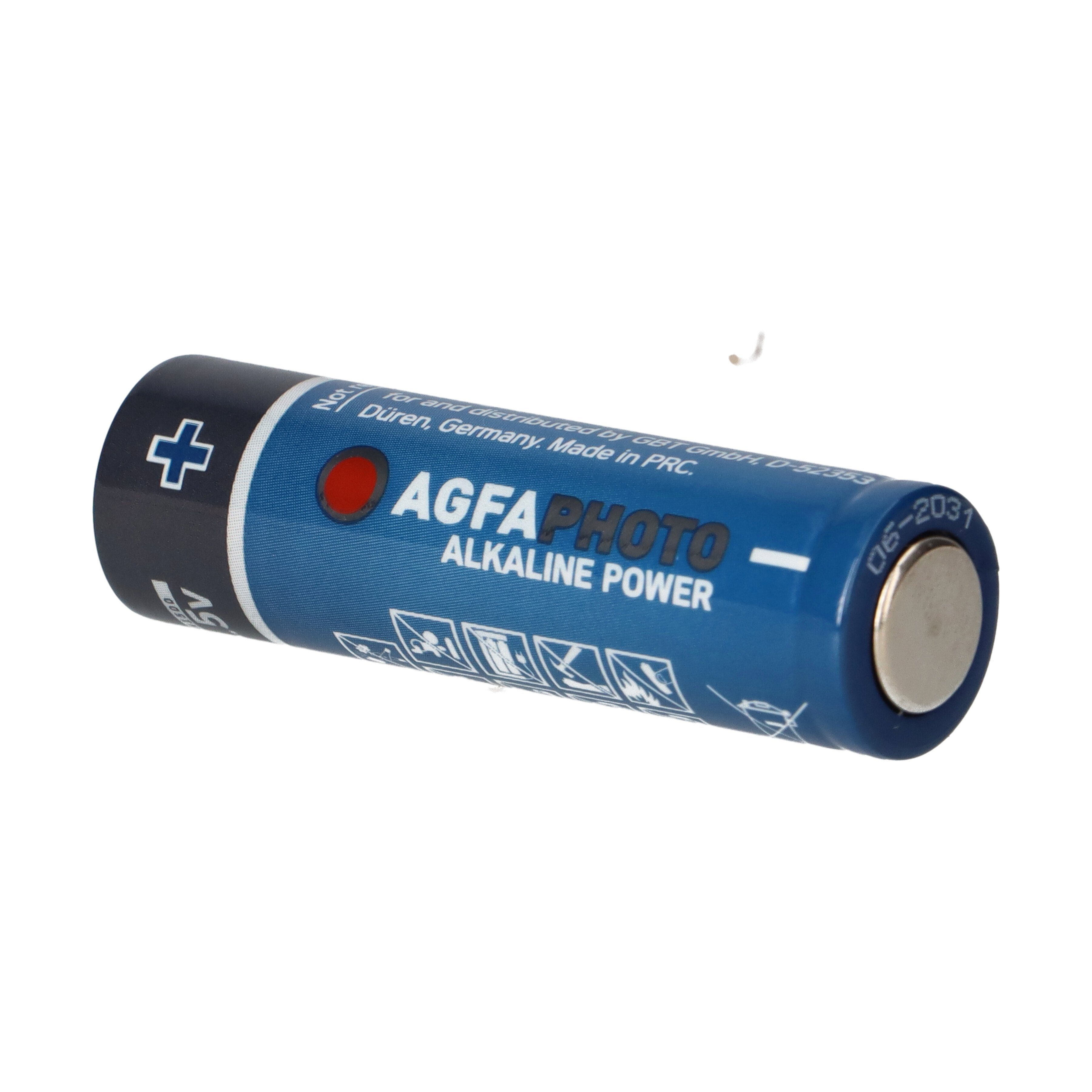 Alkaline AGFAPHOTO 100 AgfaPhoto Batterie AA Stück Batterie Mignon 1.5V LR06