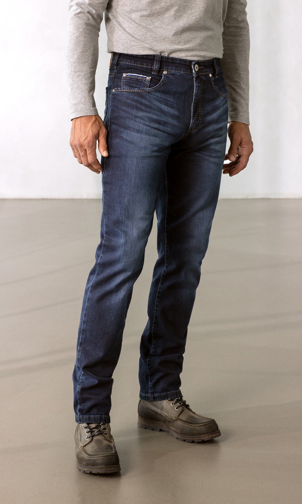 Joker 5-Pocket-Jeans Nuevo 1082400 buffies black blue Blue Denim Japan