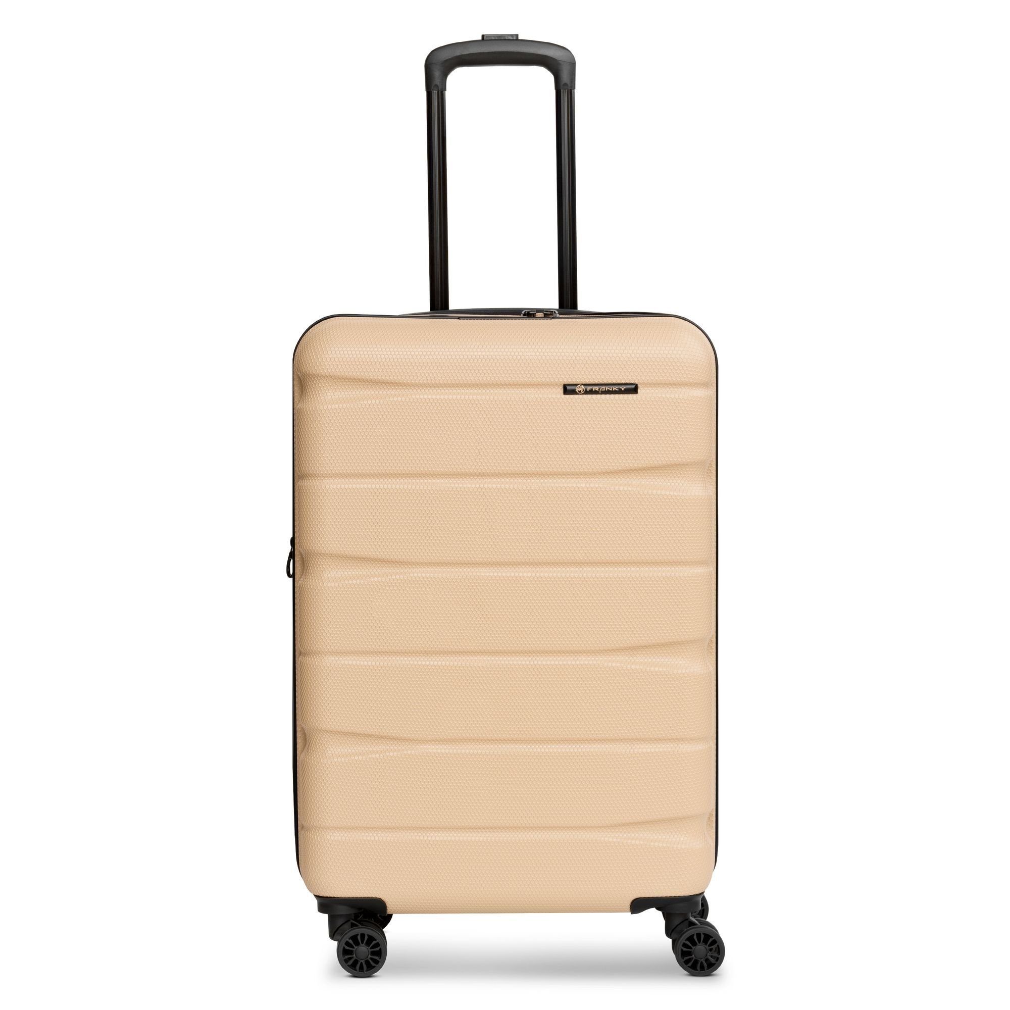 Franky Hartschalen-Trolley Munich 4.0, 4 Rollen, ABS beige dull