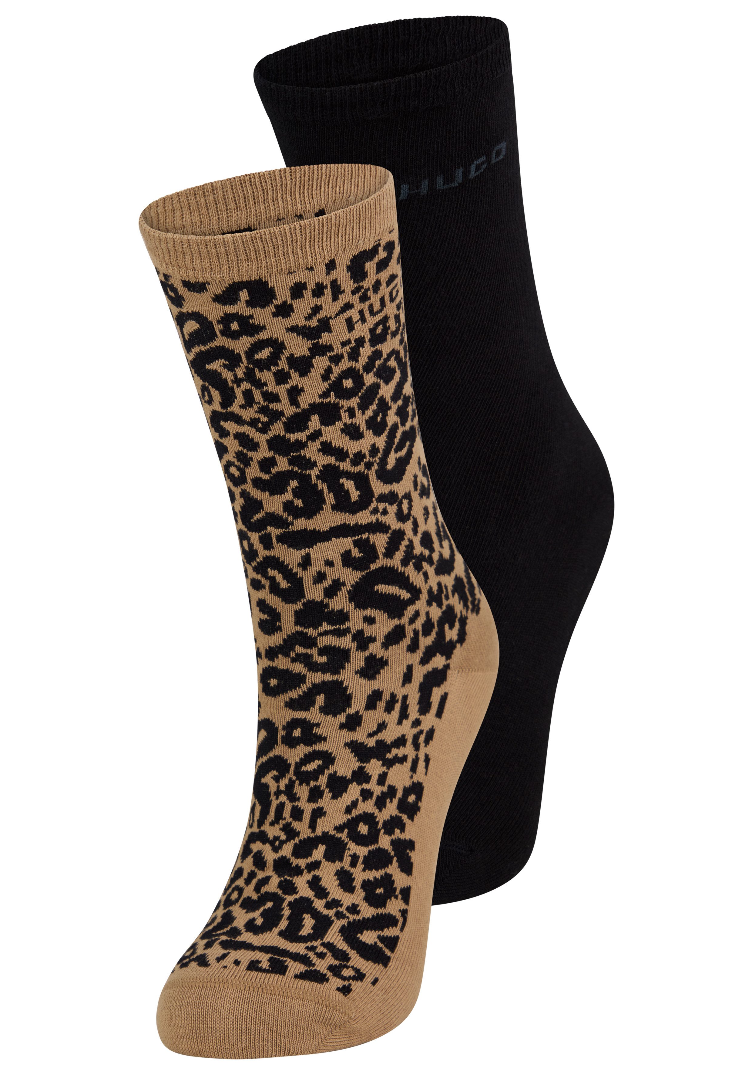 HUGO Socken LEO LOGO (Packung, 2-Paar) günstig online kaufen