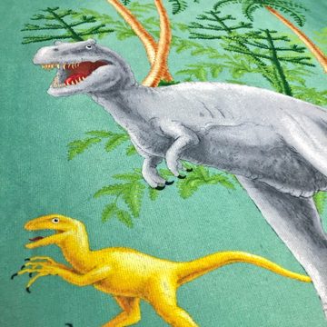 ESPiCO Strandtuch Dino, Frottee-Velour (1-St), Dinosaurier, T-Rex, Flusgaurier