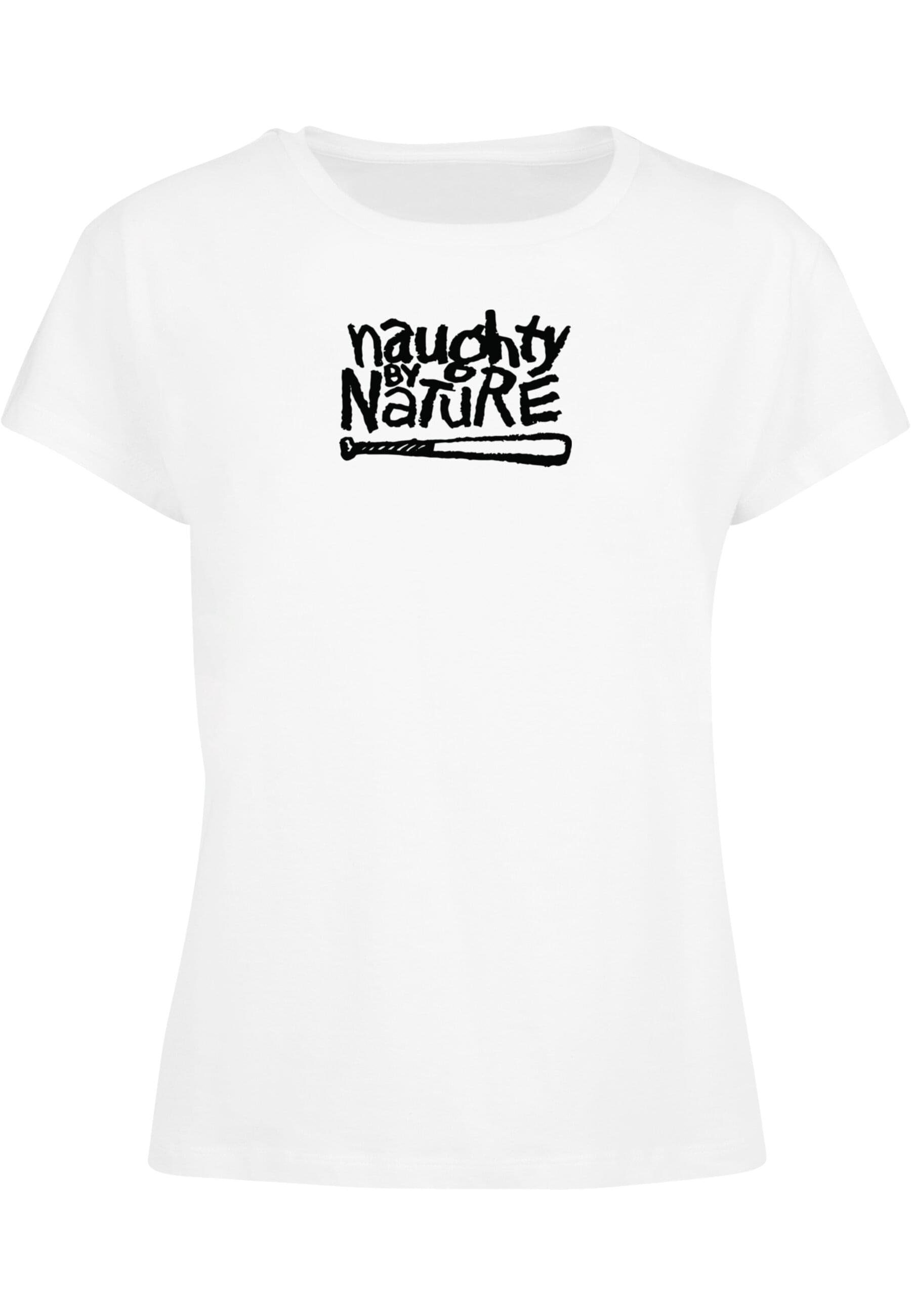 Merchcode T-Shirt Damen By Nature (1-tlg) Logo Tee Ladies Box - Naughty