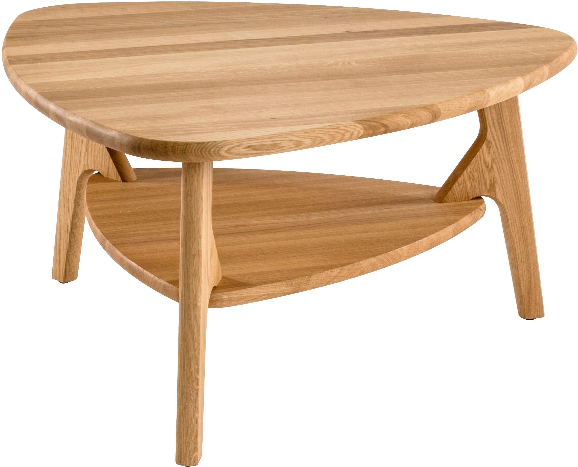 HASSE MÖBEL COLLECTION Couchtisch 1541, aus massivem Holz mit Ablage. € 639,05