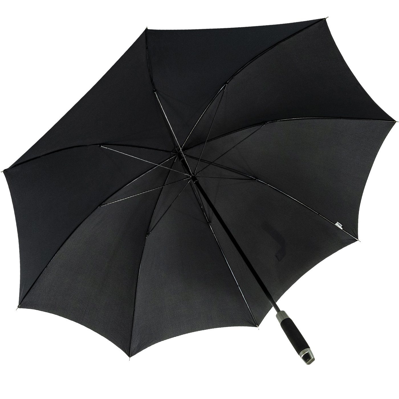 doppler® Stockregenschirm XXL Golfschirm, Partnerschirm für Damen und Herren, groß und stabil, uni-Sommerfarben - schwarz
