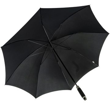doppler® Langregenschirm XXL Golfschirm, Partnerschirm für Damen und Herren, groß und stabil, uni-Sommerfarben - schwarz