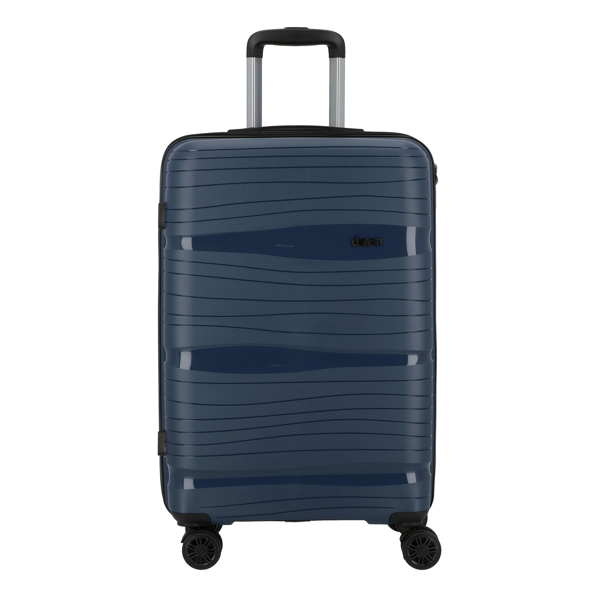 D&N Hartschalen-Trolley Travel Line 4300, 4 Rollen, Polypropylen