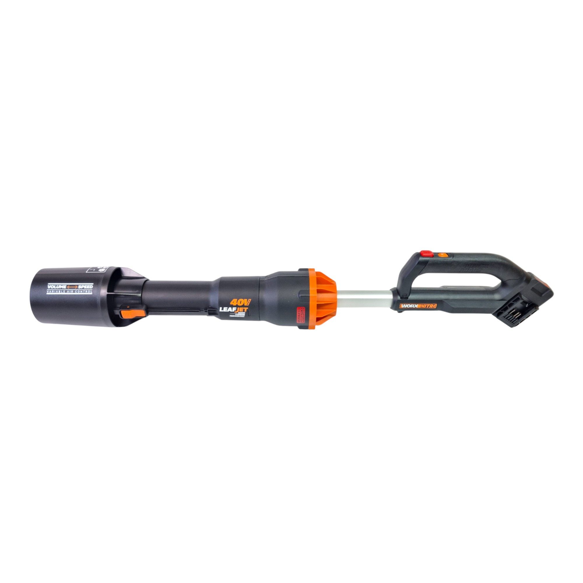 Worx Akku-Laubbläser WG585E.9 Akku Gebläse Laubbläser 40 V (2 x 20 V) ohne Akku & Ladegerät