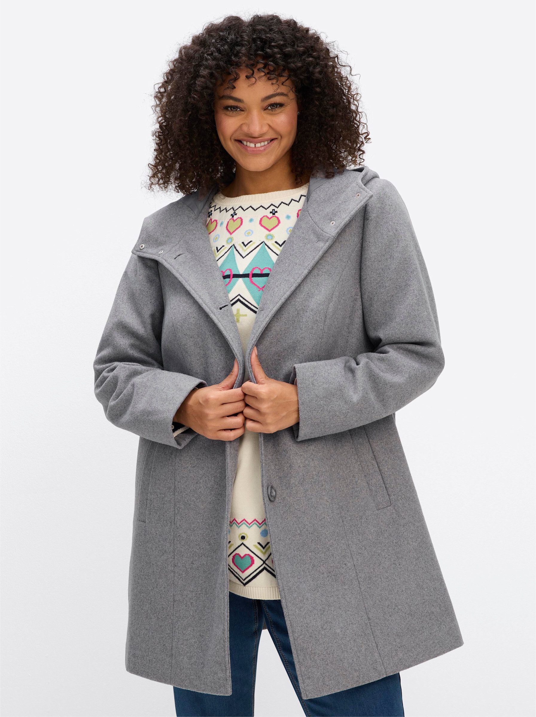 Sheego Allwetterjacke Jacke Langarm