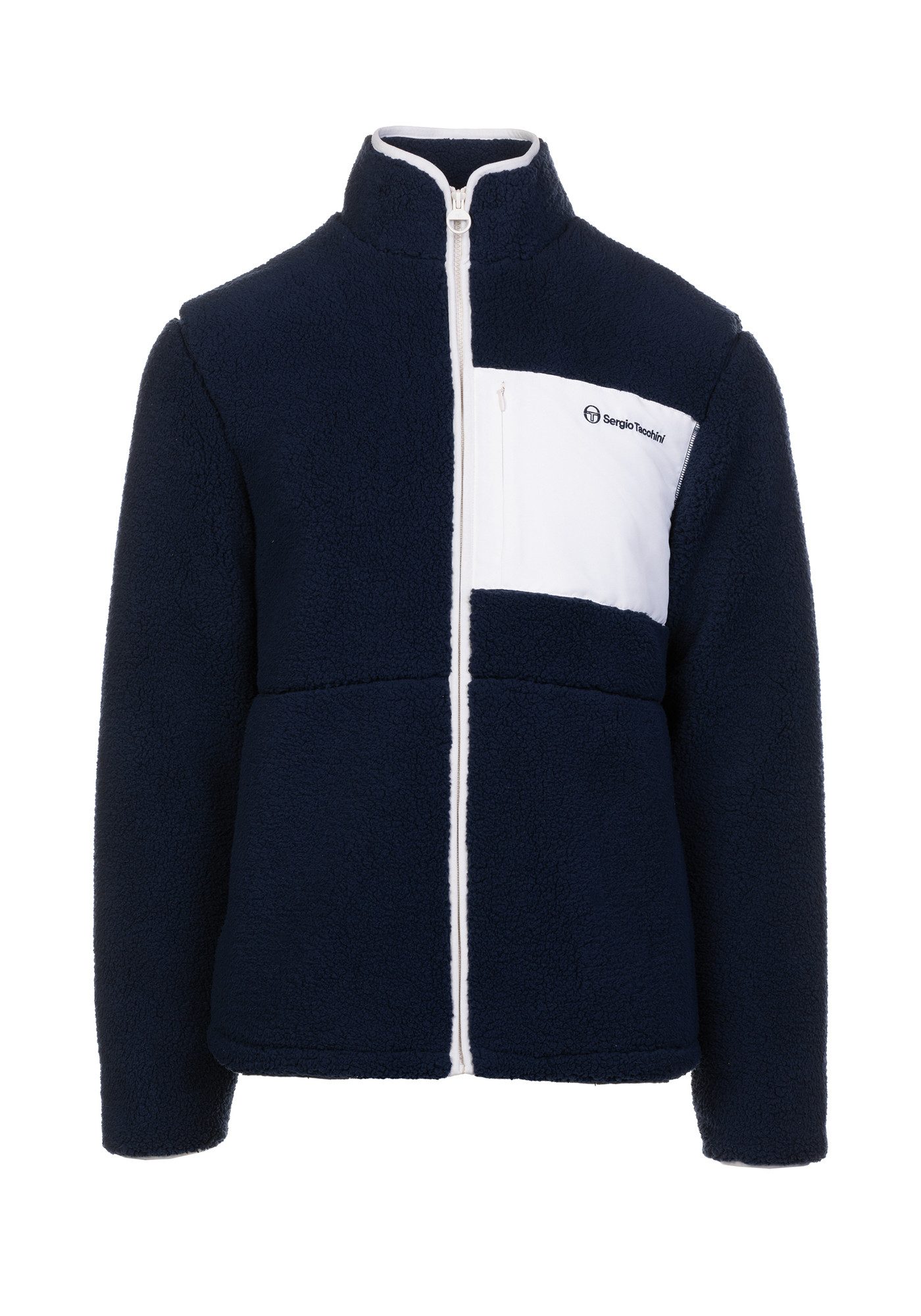 Sergio Tacchini Winterjacke WHITMAN BORG FLEECE Herren Winterjacke Herren, Fleecejacke, Stepjacke, gefüttert, Retro, Sale