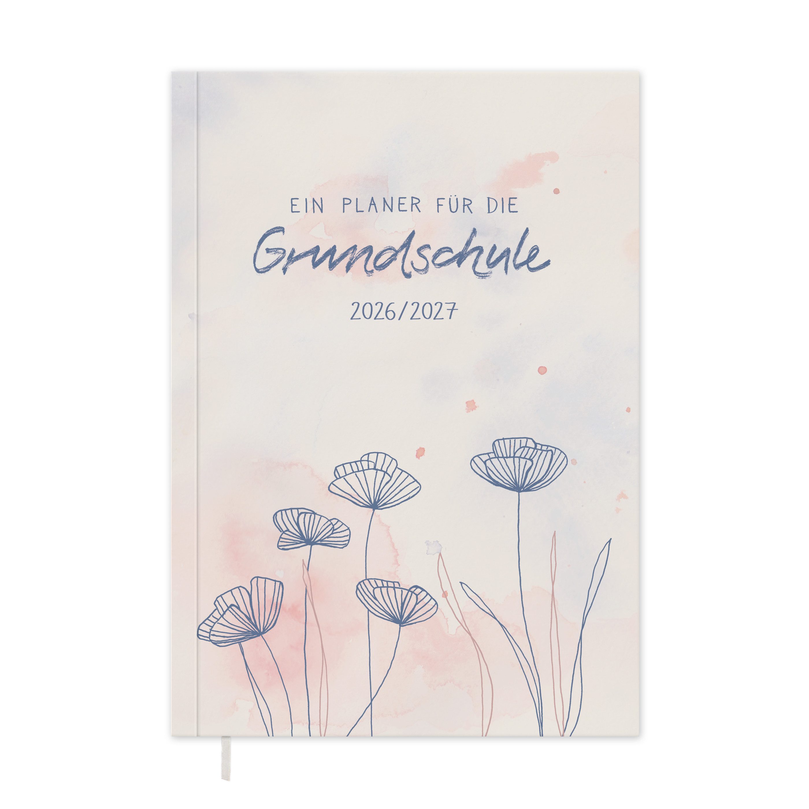 Eine der Guten Verlag Lehrerkalender Grundschulplaner 2026 2027 - A5, rosa, 1 Doppelseite / Woche, Schuljahr 26/27, 216 S. Softcover, klimaneutral