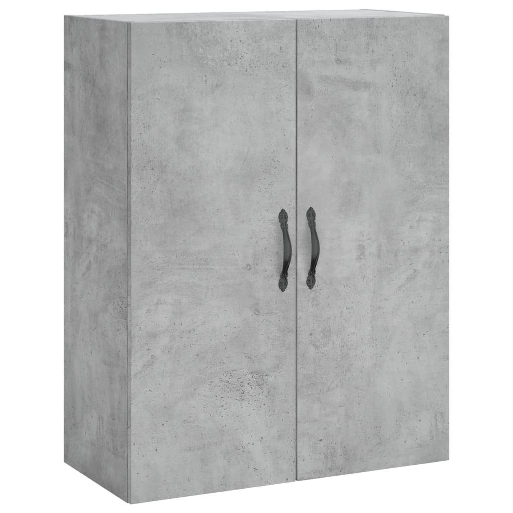 vidaXL Hängeschrank Wandschrank Betongrau 69,5x34x90 cm günstig online kaufen
