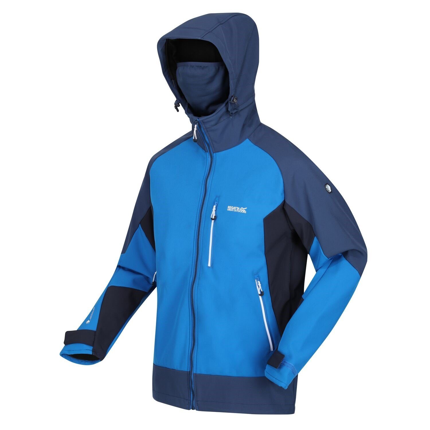 Softshelljacke Outdoorjacke mit Kapuze Hewitts VII