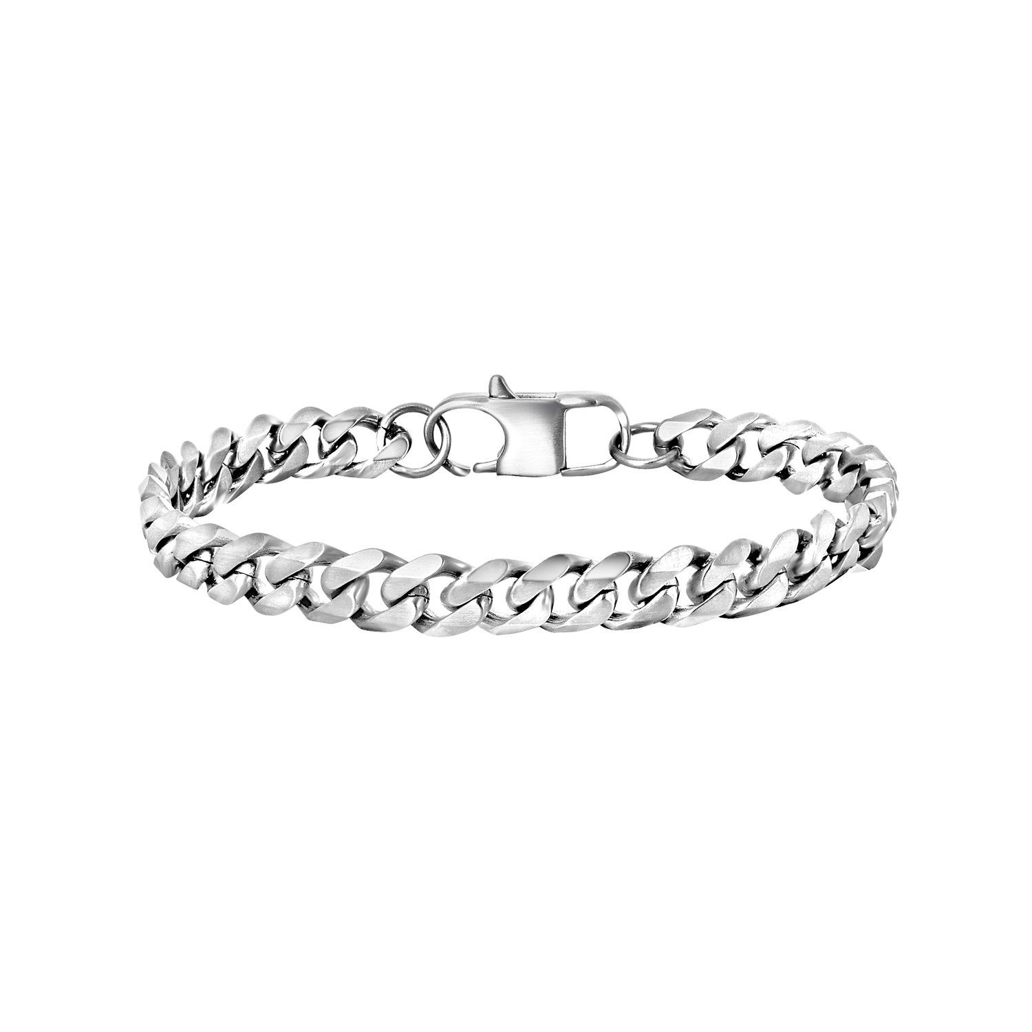 LUCARDI Gliederarmband Armband - Stahl - Silber - Kinder