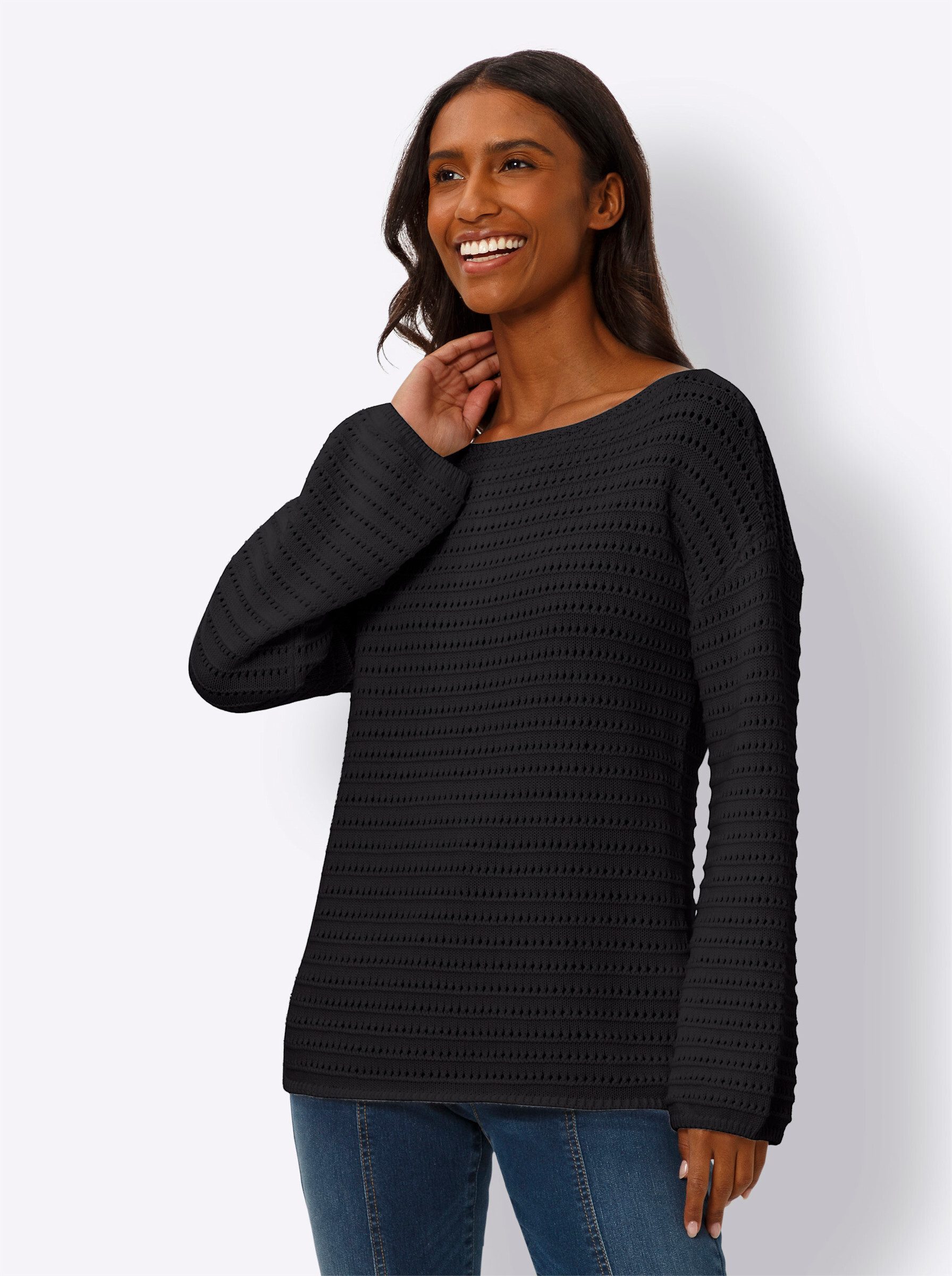 Strickpullover Ajourpullover
