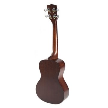 KALA Ukulele, KA-15-C-BNDL Satin Mahogany - Konzert Ukulele