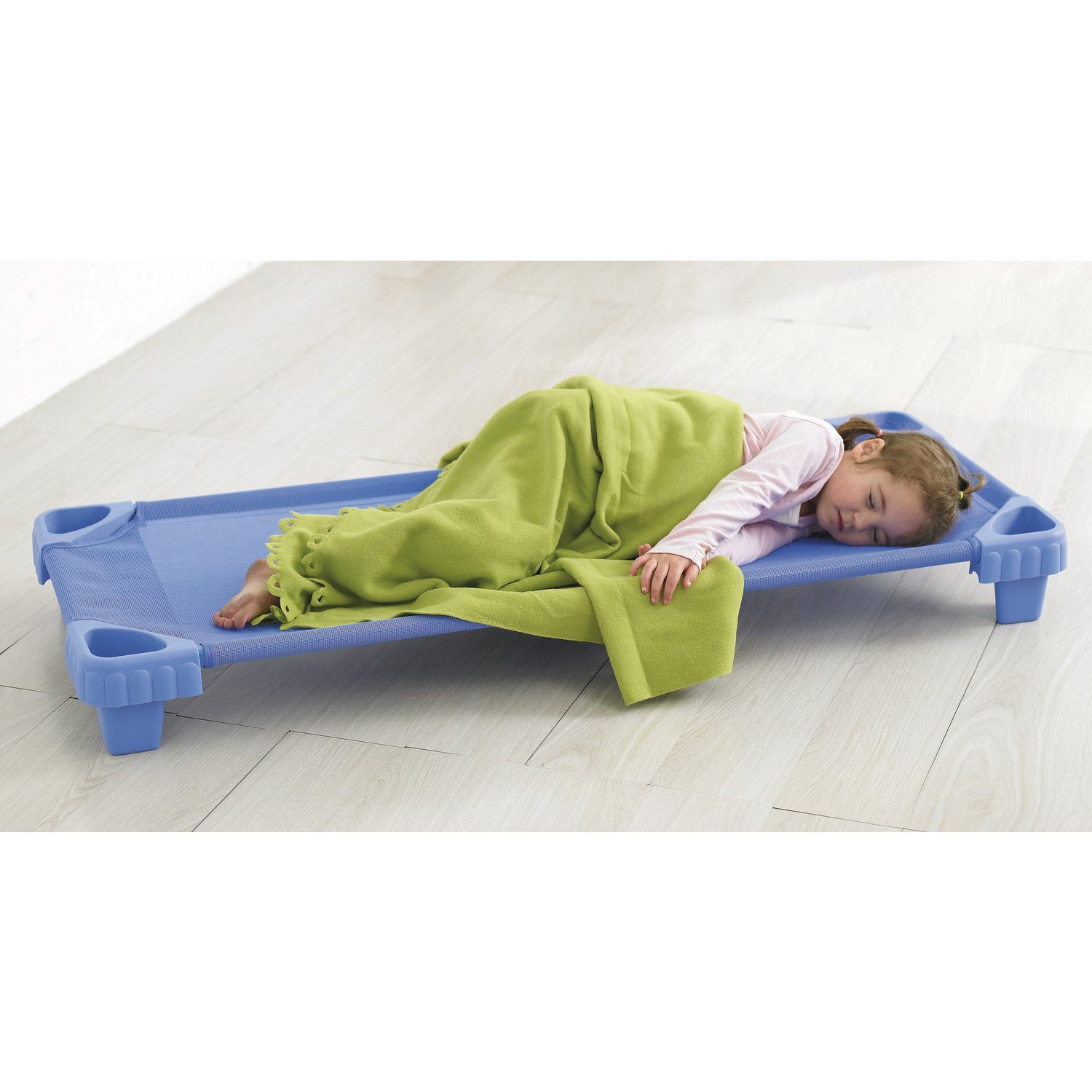 Weplay Lernspielzeug Kinder Liege 130x54cm Stapelliege günstig online kaufen